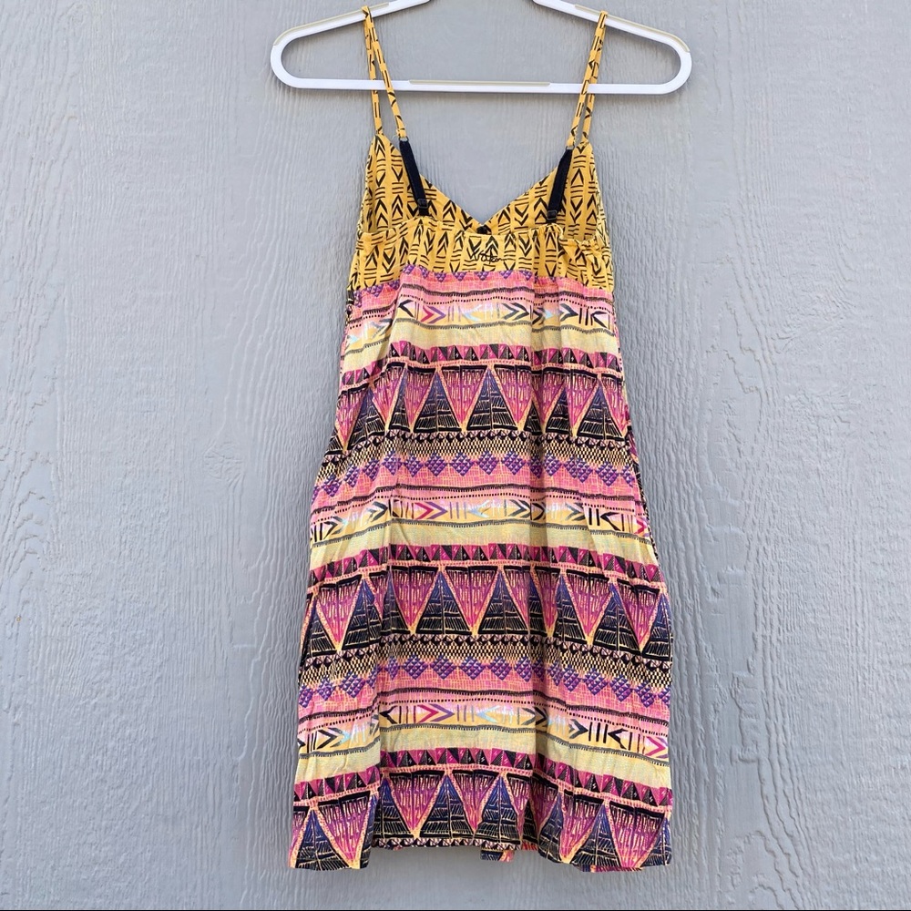 Volcom Small Euc Spaghetti Strap Mini Knee Length… - image 2